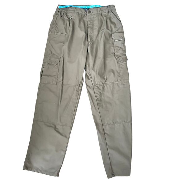 5.11 Tactical Series Cargo Pants Khaki Green Size 34x32 Outdoor Workwear - Picture 1 of 6